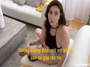 Stepfather blackmails wife's daughter Vietsub Stepfather blackmails wife's daughter Vietsub