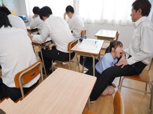 Fucking each other right in class with the horny class president Fucking each other right in class with the horny class president